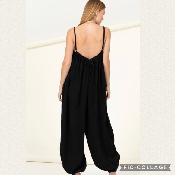 Egyptian Cotton Crinkled Oversized Jumper - Picture 3 of 4